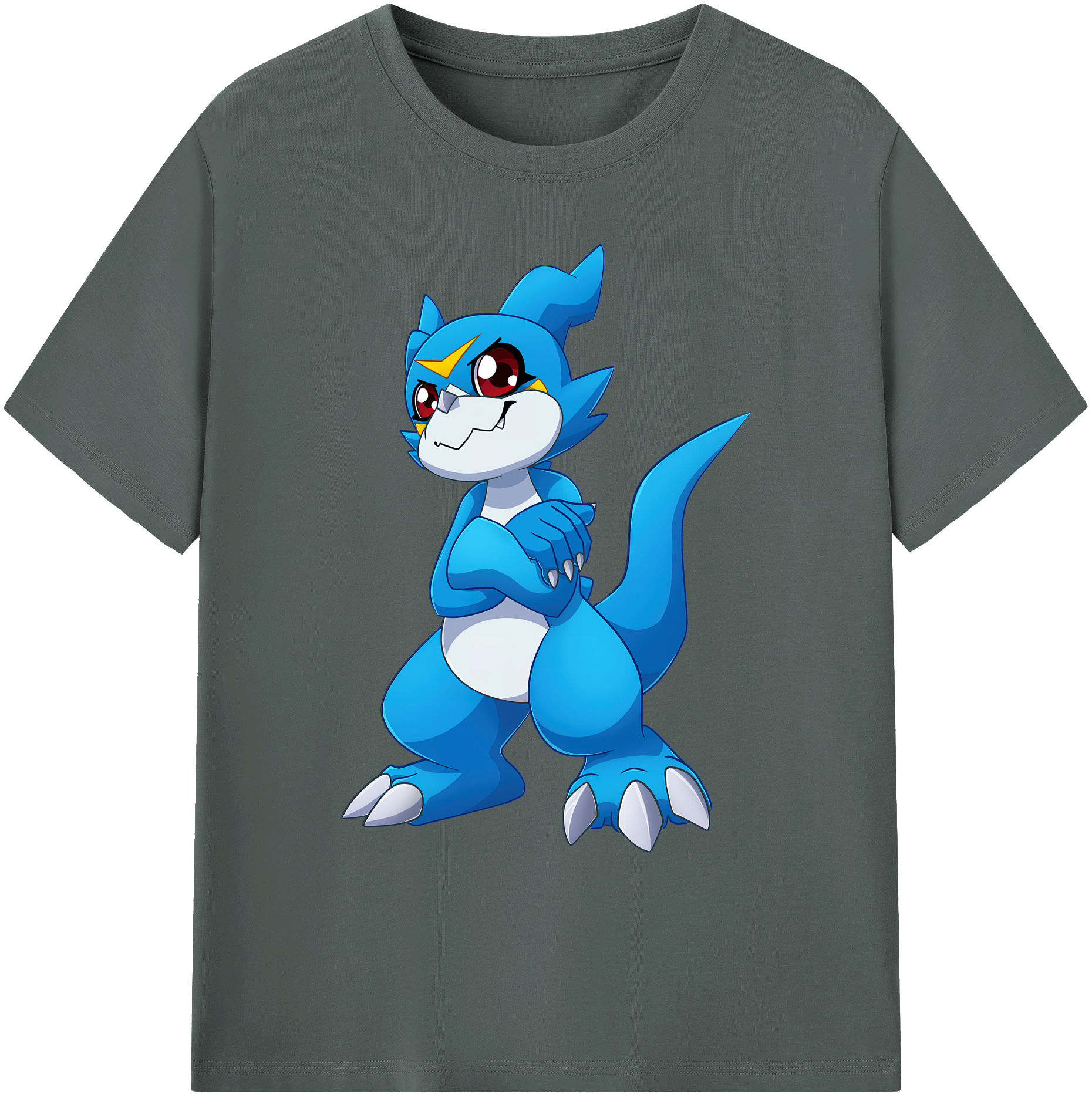 （画像用） Digimon デジタルモンスター/デジモン 綿100％ メンズ半袖Tシャツ｜肌触りやわらか＆通気性